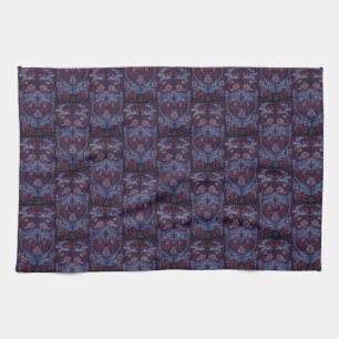 William Morris Vintage Floral Textile Embroidery Kitchen Towel