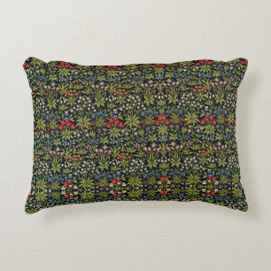 William Morris Vintage Flowers Floral Pattern  Accent Pillow