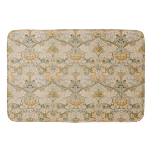 William Morris - Vintage Foliage & Floral Pattern Bath Mat