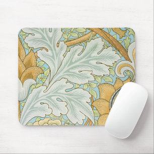 William Morris - Vintage Foliage & Floral Pattern Mouse Pad