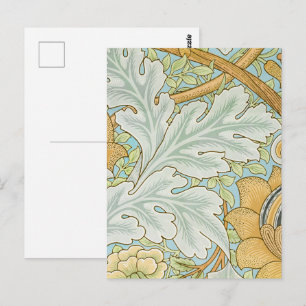 William Morris - Vintage Foliage & Floral Pattern Postcard
