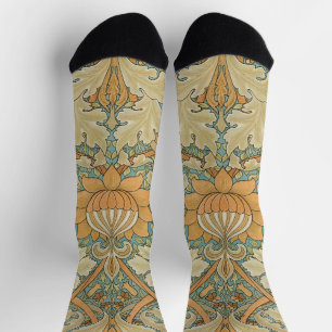 William Morris - Vintage Foliage & Floral Pattern Socks