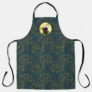 William Morris Vintage Grape Vine Pattern Apron