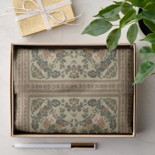 William Morris vintage Honeysuckle Floral Pattern Tissue Paper