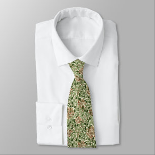 William Morris Vintage Honeysuckle Pattern Tie