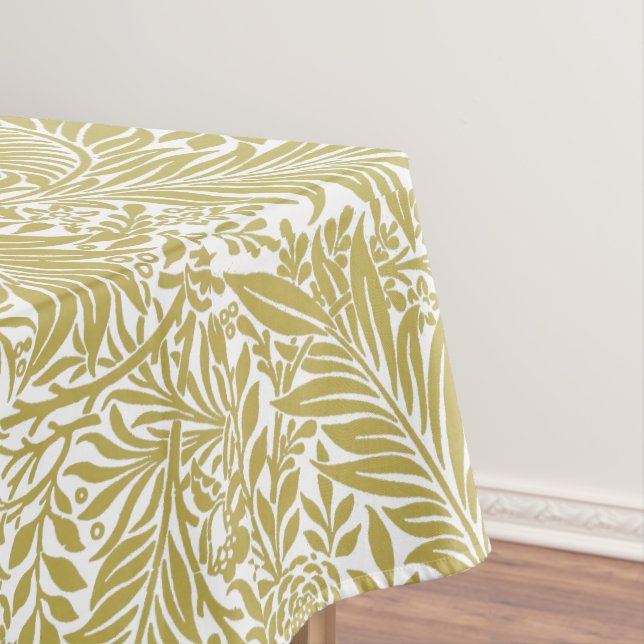 William Morris Vintage Larkspur Pattern Tablecloth (In Situ)