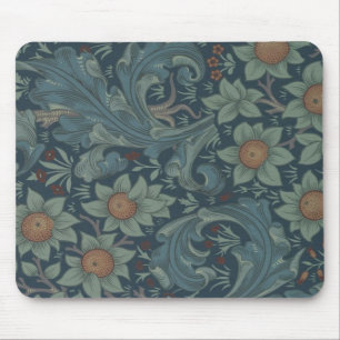 William Morris Vintage Orchard Floral Design Mouse Pad