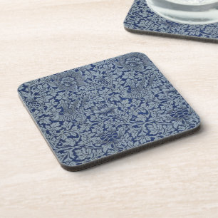 William Morris Vintage Pattern Bird and Anemone  Coaster