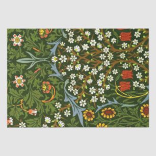William Morris vintage pattern, Blackthorn Tissue Paper