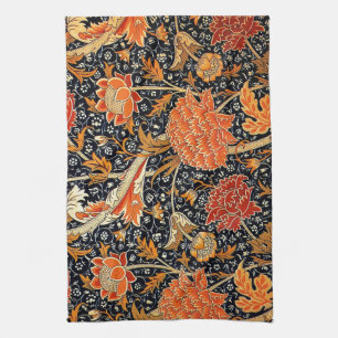 William Morris vintage pattern, Cray Kitchen Towel