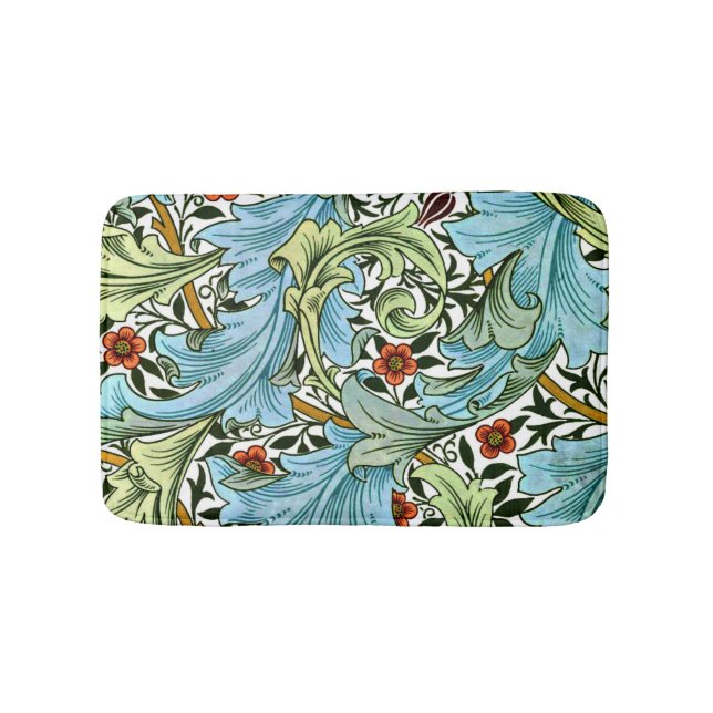 William Morris vintage pattern - Granville Bath Mat (Front)