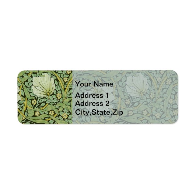William Morris Vintage Pimpernel Floral Pattern (Front)