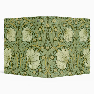 William Morris Vintage Pimpernel Floral Pattern Binder