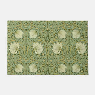 William Morris Vintage Pimpernel Floral Pattern Doormat