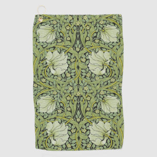 William Morris Vintage Pimpernel Floral Pattern Golf Towel