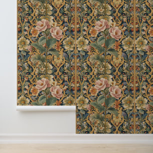William Morris vintage Pimpernel Pre-Raphaelite Wallpaper