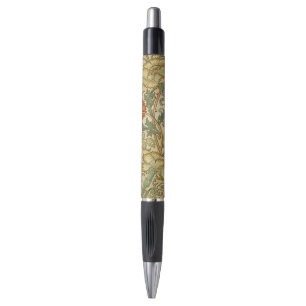 William Morris Vintage Pink and Rose Pattern Pen