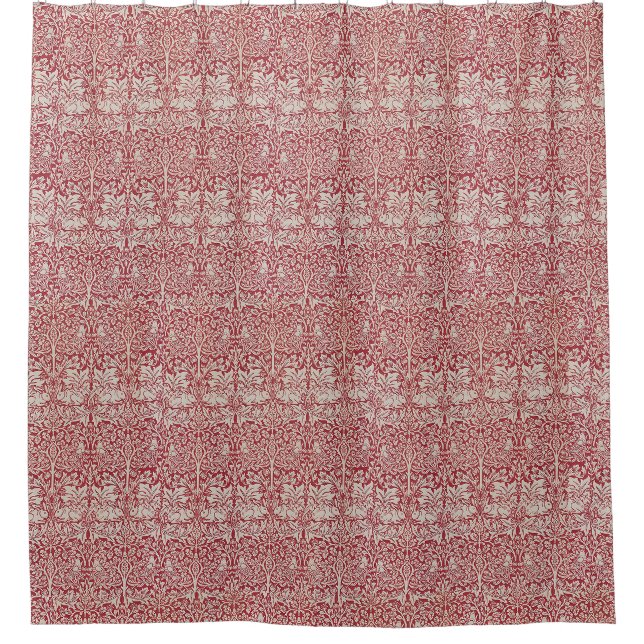 William Morris Vintage Pink Brother Rabbit Birds (Front)