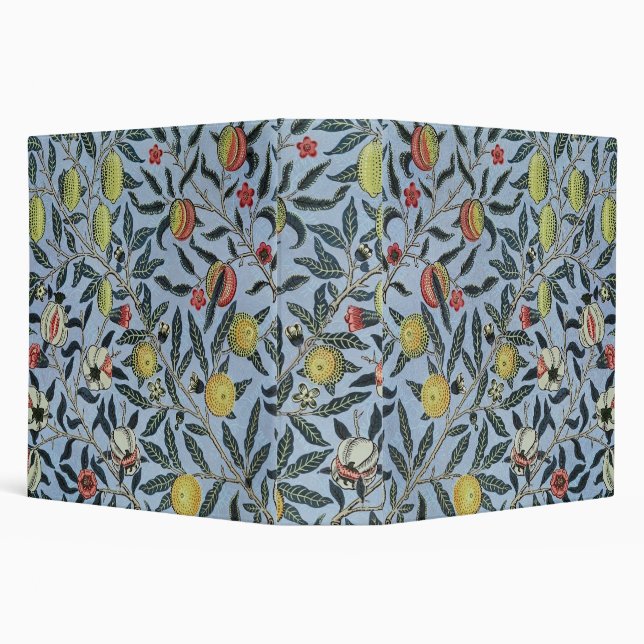 William Morris Vintage Pomegranate Fruit Pattern Binder (Background)