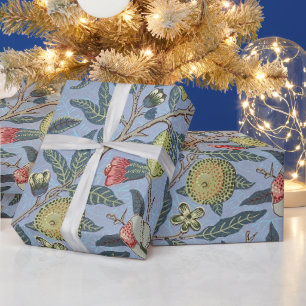 William Morris Vintage Pomegranate Fruit Pattern Wrapping Paper