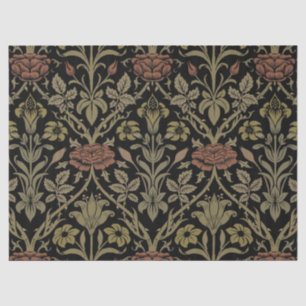 William Morris Vintage Rose and Lily Pattern Tissue Paper