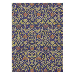 William Morris Vintage Rose & Lily Flower Pattern Tablecloth