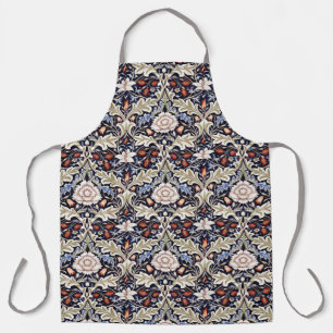 William Morris Vintage Severn Blue Floral Flowers Apron