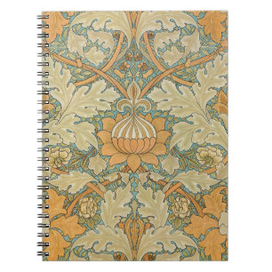 William Morris Vintage St James Acanthus Pattern Notebook