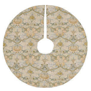 William Morris Vintage St James Acanthus Wallpaper Brushed Polyester Tree Skirt