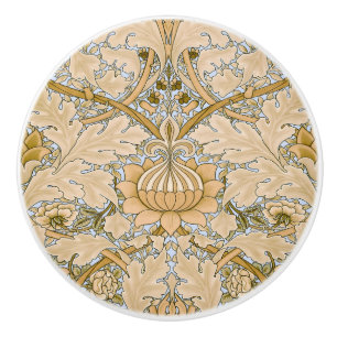 William Morris Vintage St James Acanthus Wallpaper Ceramic Knob
