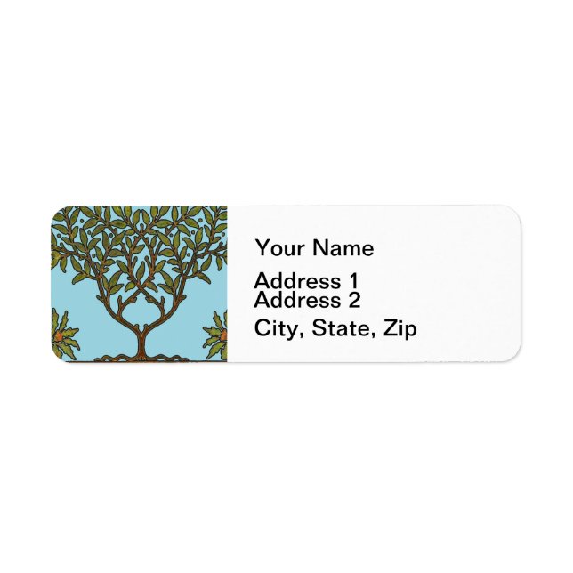 William Morris Vintage Tree Floral Design (Front)