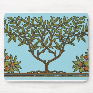 William Morris Vintage Tree Floral Design Mouse Pad