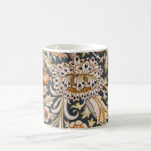 William Morris Vintage Trent Blue Floral Pattern Coffee Mug
