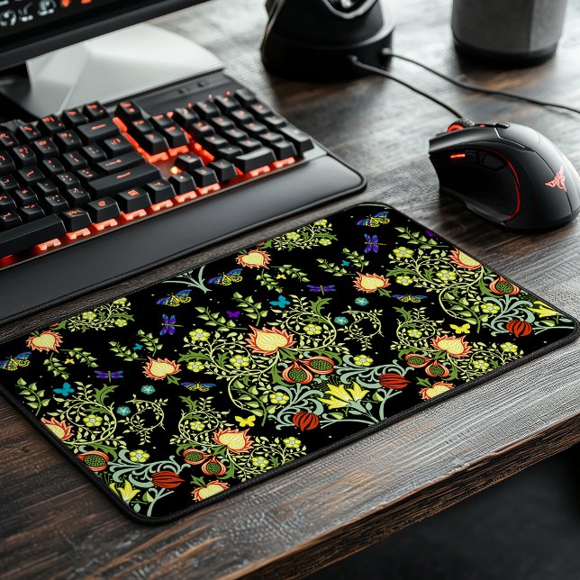 William Morris Vintage Wallpaper Desk Mat (Creator Uploaded)