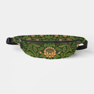 William Morris Violet and Columbine Art Rug Fanny Pack