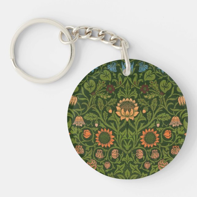 William Morris Violet et Columbine Art Rug (Devant)