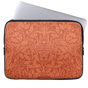 william morris wallpaper acorns and oak laptop sleeve