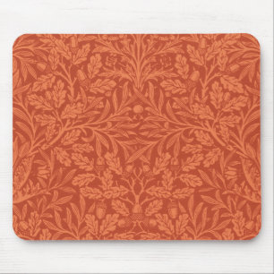 william morris wallpaper acorns and oak mouse pad