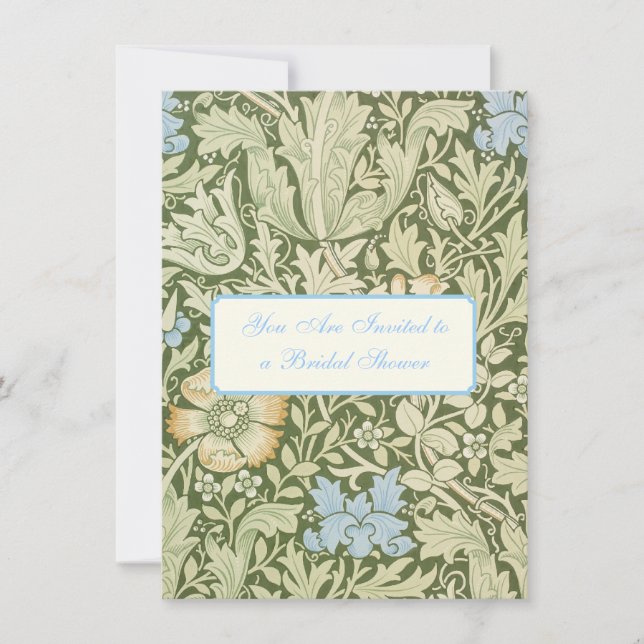 William Morris Wallpaper Designs Invitation (Front)