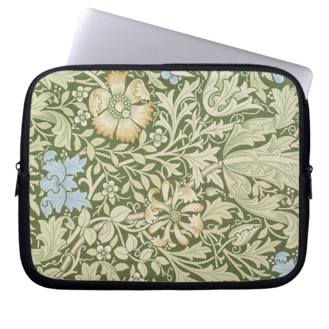 William Morris Wallpaper Designs Laptop Sleeve (Front)