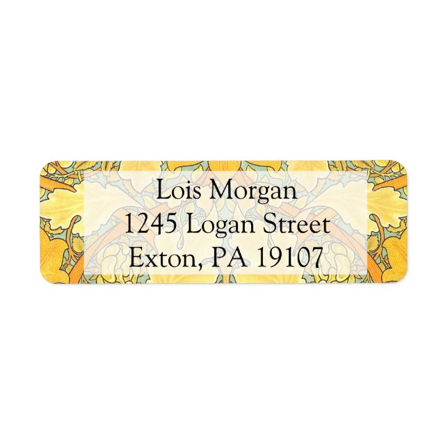 William Morris Wallpaper for St. James Place (Front)