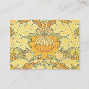 William Morris Wallpaper for St. James Place Business Card