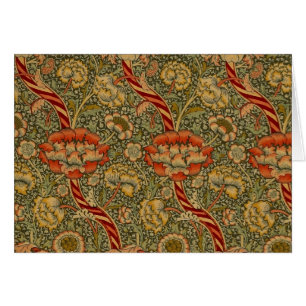 William Morris Wandle Anglais Floral Damask Design