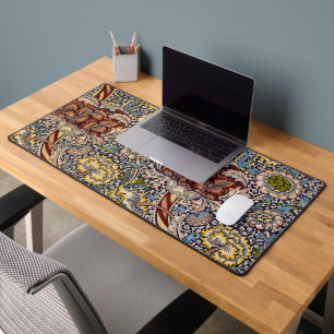 William Morris Wandle English Floral Damask Design Desk Mat