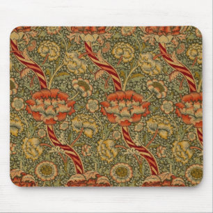 William Morris Wandle English Floral Damask Design Mouse Pad