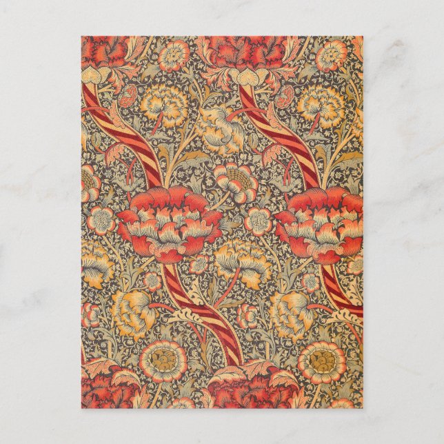William Morris Wandle for Chintz Design Postcard (Front)