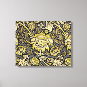 William Morris Wey Floral Arts Crafts Wallpaper Canvas Print