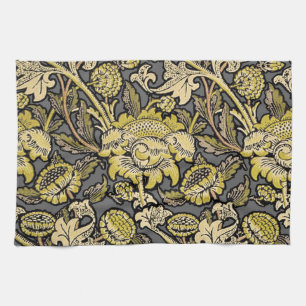 William Morris Wey Floral Arts Crafts Wallpaper Kitchen Towel
