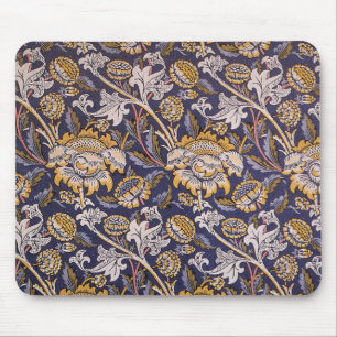 William Morris Wey Floral Wallpaper Mouse Pad