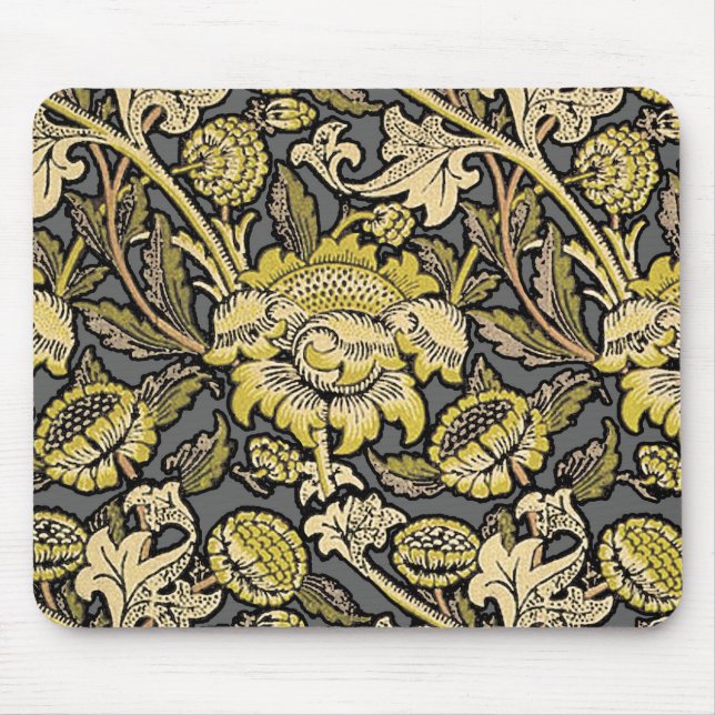 William Morris Wey Wallpaper Floral  Mouse Pad (Front)